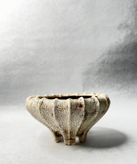 石塚花弓・粉引鉢