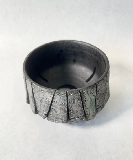 Rivet・shallow cylinder(燻銀彩) 3号