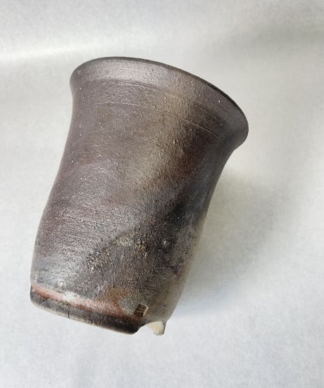 伝市窯・シュンラン鉢6号(登り窯焼)