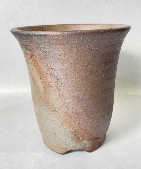 伝市窯・シュンラン鉢6号(登り窯焼)