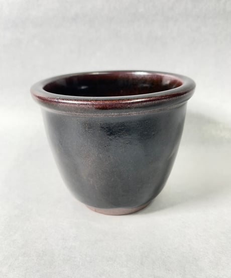 伝市窯・丸型3.5号(丹波黒)