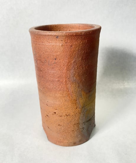伝市窯・筒鉢3.5号(登り窯焼)