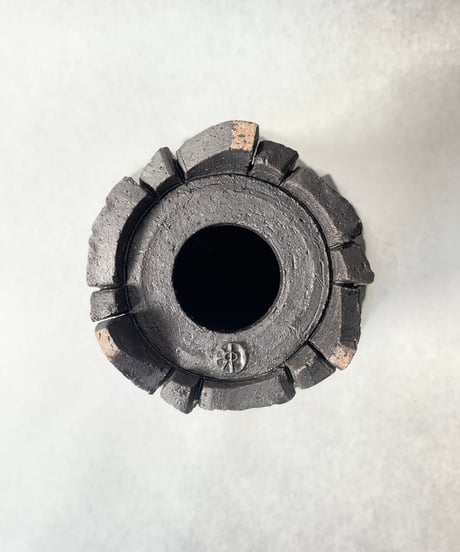 Rivet・deep cylinder(燻銀彩) 4号