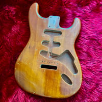 2010s MJT Stratcaster Body Swanp Ash “Brown”