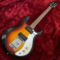c.1968- Guyatone LG-250T “Perfect” Mosrite Style MIJ Vintage Guitar "White"