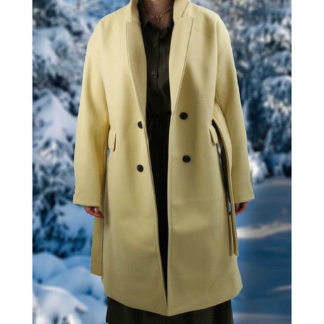 diploa | DOUBLE CHESTER COAT