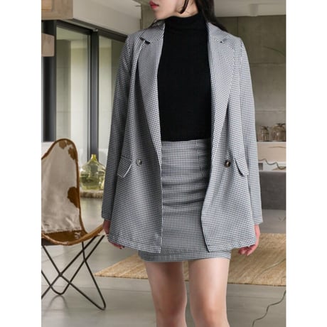 diploa | SHEPHERD CHECK SKIRT