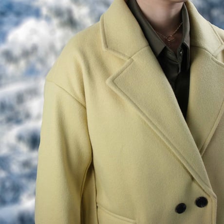 diploa | DOUBLE CHESTER COAT