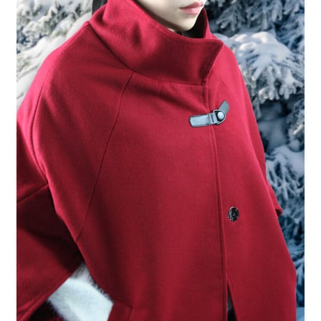 diploa | MOCK NECK COCOON COAT