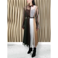 diploa | FLOUNCE SLEEVE TULLE DRESS