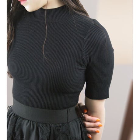 diploa | RIB HIGH NECK SET UP