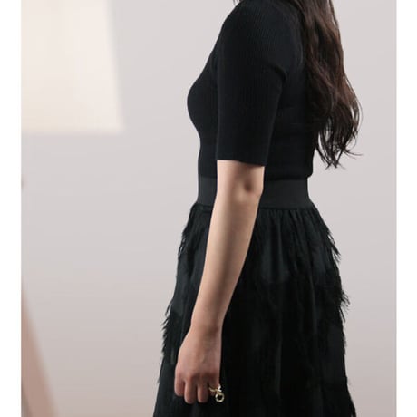 diploa | RIB HIGH NECK SET UP