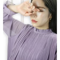 diploa | ACCORDION PLEAT MIDI DRESS