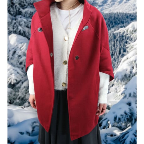 diploa | MOCK NECK COCOON COAT