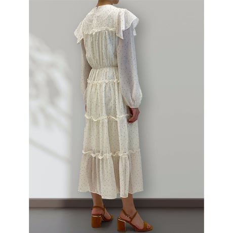 diploa | DOT RUFFLE DRESS