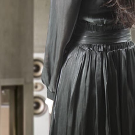 diploa | STAND-UP COLLAR LONG DRESS