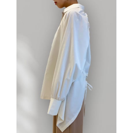 diploa | BACK FRILL SHIRT | Ivory