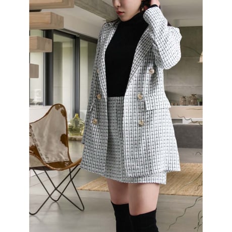 diploa | PLAID TWEED 6BW JK