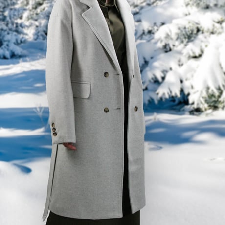 diploa | DOUBLE CHESTER COAT