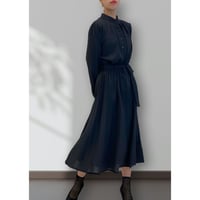 diploa | ACCORDION PLEATED DRESS | Black