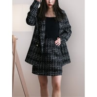 diploa | PLAID TWEED 4BW JK