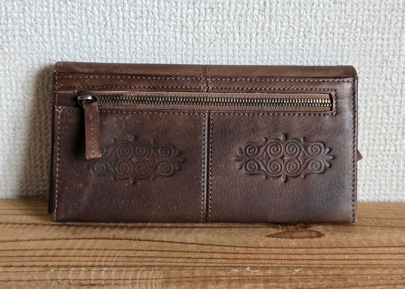 牛革長財布【カザフスタン Khan Mura製】KM-WL005 | Tulpar