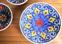 陶器皿18cm【カザフ・トルコ　Guljan】GJ-DS009-22