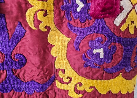 ビンテージ刺繍トートバッグ【クルグズスタン　Saima製】SM-TB2-3