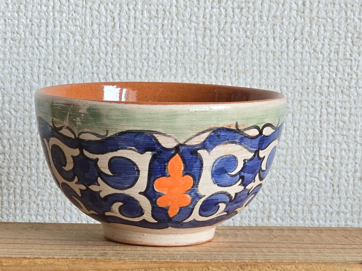 陶器飾りうつわ【カザフスタン Guljan】GJ-KS16-2 | Tulpar