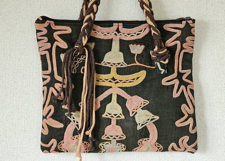 ビンテージ刺繍トートバッグ【クルグズスタン　Saima製】SM-TB2-6
