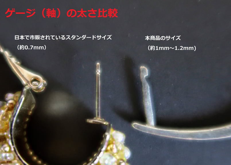 accessories mau ぐるんピアス　silver CZジュエル入りゴシッククラウンピアス｜ボディピアス凛【公式】