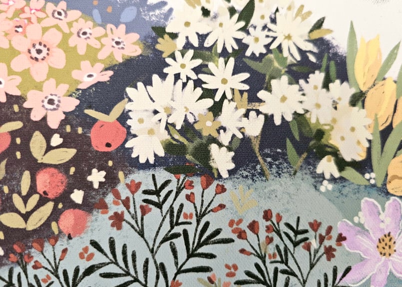 アートパネル「愛の庭で」【カザフスタン Aigerim Karibayeva】AA-AP6-2