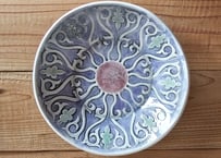 陶器皿15cm【カザフ・トルコ　Guljan】GJ-DS016-1
