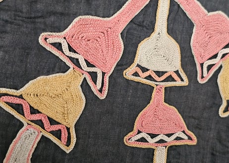ビンテージ刺繍トートバッグ【クルグズスタン　Saima製】SM-TB2-6