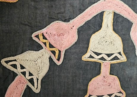 ビンテージ刺繍トートバッグ【クルグズスタン　Saima製】SM-TB2-6