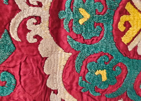 ビンテージ刺繍トートバッグ【クルグズスタン　Saima製】SM-TB2-3