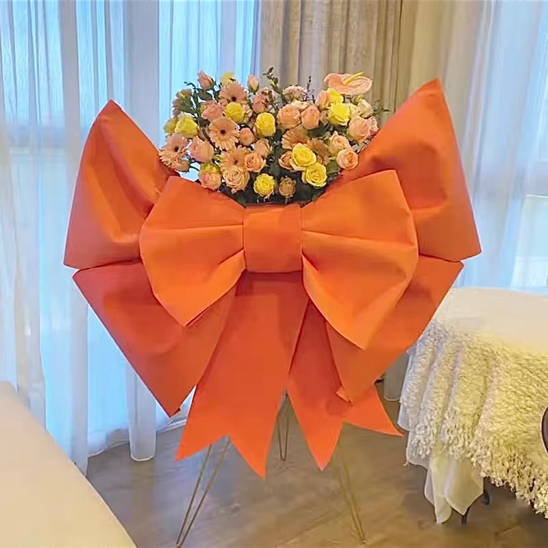 SALE‼️デニムリメイク☆クリスマス✨リボンタグ✨ - リボン