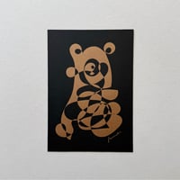 活版印刷ポストカード「Bear04」