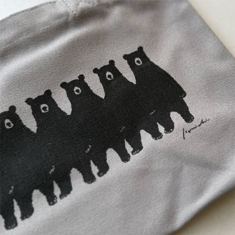 ランチバッグ「Bear」（グレー）