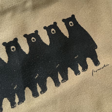 ランチバッグ「Bear」（カーキ）