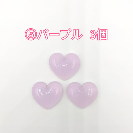 【D787-2】ハート　ラメ　同色3個