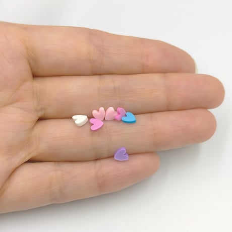 【F12】ハート　D　フレーク　スプリンクル　トッピング　10g