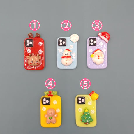 【D905-2】クリスマス⑩　携帯　同色3個
