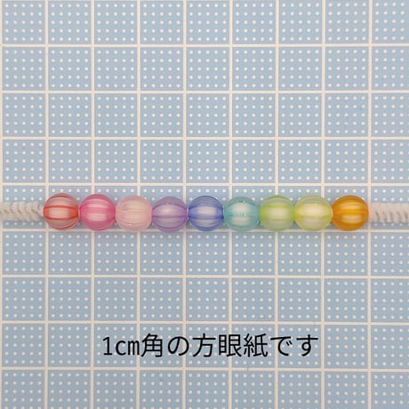 【B109】ラウンド　レトロ　ビーズ　8mm　20g　カラーミックス