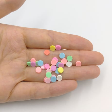【F8】ラウンド　フレーク　スプリンクル　トッピング　10g