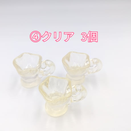 【D903-2】ピッチャー　クリア　同色3個
