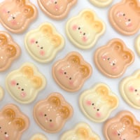 【D879】ウサギ　フェイス　2個セット