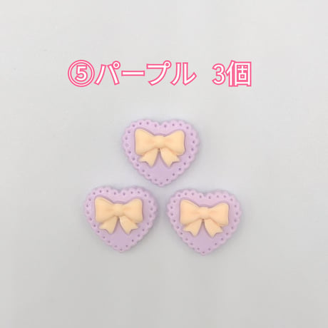 【D523-2】ハート　クッキー　同色3個