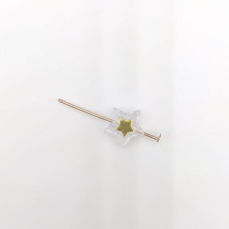 【B141】星　ゴールド　ビーズ　11mm　10g