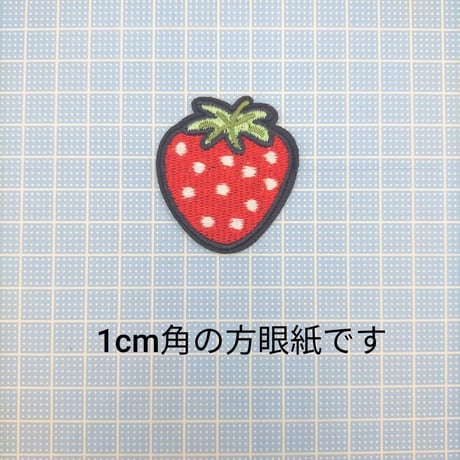 【W3】イチゴ　ワッペン